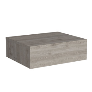 Floating Nightstand 5"H Modern <b>Wall</b> Mounted <b>Bedside</b> Shelf With Drawer <b>Light</b> Gray - Product Image 2