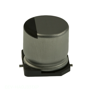 Condensateur SMD à montage en surface, en aluminium, 330 µF, 20 %, 6,3 V, EEV-HA0J331XP, 330 uF, Distributeur agréé - Product Image 1