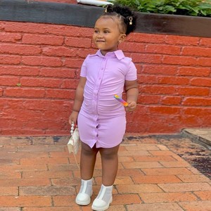 Chemise et jupe pour filles, nouveau style d'été 2022, vêtements pour enfants, vêtements pour tout-petits - Product Image 4