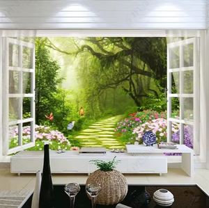 Personalizado viñedo flor paisaje natural 3D papel tapiz <span class=keywords><strong>TV</strong></span> Fondo decoración <span class=keywords><strong>de</strong></span> pared - Product Image 4