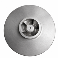 Roue à aubes en acier inoxydable 316 304, fabrication par moulage d'investissement (procédé au sol de silice), selon plans, pour fonderie, DN15-DN200