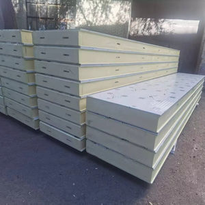 Pannello isolato del <span class=keywords><strong>poliuretano</strong></span> e <span class=keywords><strong>pareti</strong></span> dei pannelli Sandwich per la costruzione della casa con i materiali da costruzione della casa del pannello a Sandwich - Product Image 1