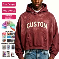 Sudadera con capucha y cremallera de felpa de algodón 100% de 500 g/m² personalizada, con efecto lavado y desgastado, estampado serigrafiado DTG, tipo pullover de algodón.