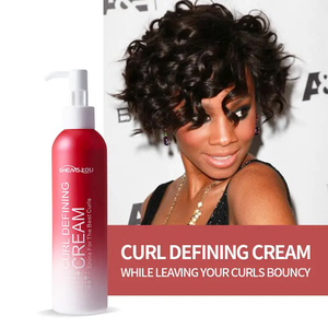 Marque privée personnalisée protéine de soie 4C lotion coiffante pour <span class=keywords><strong>cheveux</strong></span> <span class=keywords><strong>bouclés</strong></span> crème hydratante naturelle au beurre de karité qui définit les boucles - Product Image 5