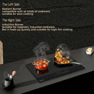 Table de cuisson infrarouge et à haute luminosité 4800W à double brûleur avec certificat CB, intégrée 220V, contrôle intelligent Tuya via WIFI - Product Image 5