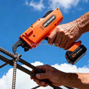 Thép cây buộc công cụ thép cây bundling Súng công cụ 12V lithium có thể sạc lại buộc máy Trọng lượng nhẹ tự động thép cây buộc máy - Product Image 2