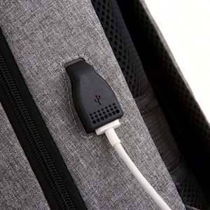 Custom Logo Fashion Waterproof Travel <b>Backpack</b> with USB Large Capacity Laptop <b>Backpack</b> for Students & Business Use - Product Image 4