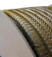 Metal Spiral Binding Wire, Double Loop Book