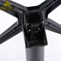 Pieds de table pliants détachables en aluminium pour mobilier commercial de café et restaurant - Grande vente