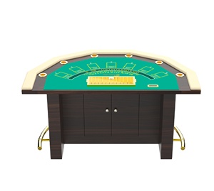 Three <strong>Card</strong> Poker <strong>Table</strong> Custom Gaming <strong>Table</strong> - Product Image 3