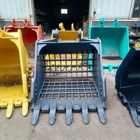 Saringan Bak Excavator Langsung dari Pabrik, Saringan Bak Excavator, Grid Bak Excavator untuk Excavator Pertambangan 1-50 Ton