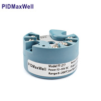 Transmisor de Temperatura Multi-entrada MAXWELL TT-217 4-20mA con Comunicación HART, OEM ODM, Certificación IP65 CE, Resolución de 0.01°C