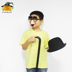 Pankasi - Gafas divertidas con nariz y cejas grandes, accesorios de disfraz de plástico para Halloween, broma del 1 de abril, unisex - Product Image 2