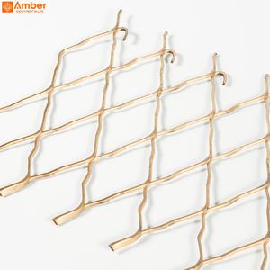 Rete Metallica Espansa Decorativa in Acciaio Inox Diamantato Spesso su Misura, Leggera, per Griglie <span class=keywords><strong>Auto</strong></span> - Product Image 5