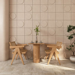 أثاث مطعم تجاري مربع حديث لتناول الطعام من البولي يوريثين مع لوح - Product Image 1