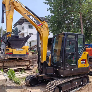 รถขุดขนาดเล็ก SY55U มือสอง ขนาด 5.5 ตัน ขายดี พร้อมรับประกันเครื่องยนต์ 1 ปี มีสินค้าในสต็อก ลดราคา - Product Image 4