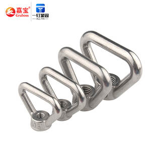 Écrous à oeil en acier inoxydable 304 Triangle en forme d'anneau écrou de boulon à oeil de levage M3/M4-M24 - Product Image 3