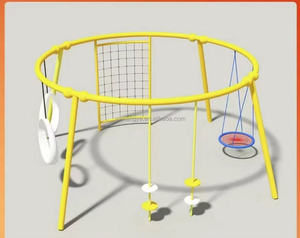 ชุดชิงช้าอเนกประสงค์ <span class=keywords><strong>Tangtang</strong></span> ทำจากโลหะผสม สำหรับเด็กอายุ 12 ปี ใช้ในสวนและกลางแจ้ง รองรับผู้โดยสาร 5-10 คน รับน้ำหนักได้ 100-500 กก. - Product Image 4