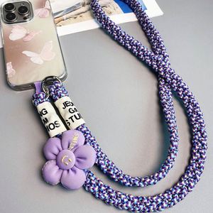 Cordón de Moda para Teléfono Móvil, Se Puede Colgar en Diagonal, Cuerda Antipérdida para Teléfono Móvil, Cuerda Trenzada de Nailon Colorida, Cordón para Teléfono Móvil - Product Image 5