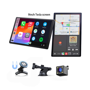Màn hình Apple Carplay 9 inch với camera lùi, giá đỡ từ tính xoay được, hỗ trợ Android Auto, màn hình ô tô, dẫn đường - Product Image 1