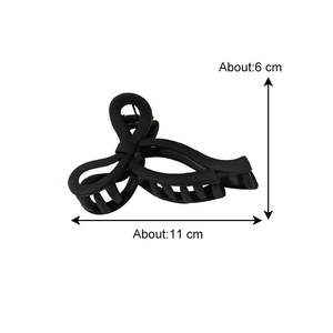 Élégantes grandes pinces à cheveux en forme de requin, pinces à cheveux de créateur, 10 cm, couleur unie givrée, pinces à cheveux pour femmes - Product Image 6