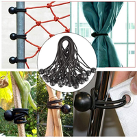 Fabricant chinois 4 pièces balle sangles élastiques cordon élastique corde élastique avec crochet en plastique