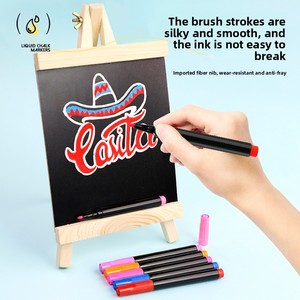 Pennarello Cancellabile a Gesso Liquido Senza Polvere, Solubile in Acqua, 12 Colori, per <span class=keywords><strong>Lavagna</strong></span> Luminosa a LED e <span class=keywords><strong>Lavagna</strong></span> Bianca, per Graffiti - Product Image 5