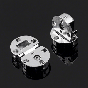 Charnière dissimulée en alliage de zinc moderne Zuogang, 4 mm, montage encastré, durable, antirouille, pour meubles - Product Image 1
