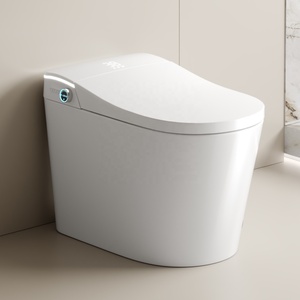 Inodoro Inteligente de Una Pieza con Sensor Automático, Bidé Inteligente de Cerámica para Baño, Inodoro Inteligente Automático 9013 con Sensor Electrónico - Product Image 1