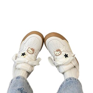 Dexun Sneakers sportive bianche con suola spessa 2025 <span class=keywords><strong>scarpe</strong></span> Casual con plateau stringate per la camminata Fitness All-Match primavera autunno - Product Image 2
