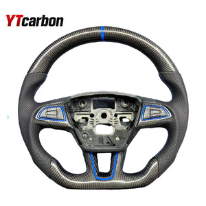 Ytcarbon พวงมาลัยรถยนต์แบบเข้าเกียร์ออโต้สำหรับโฟกัส III MK3 KUGA EcoSport ST-<span class=keywords><strong>line</strong></span> Grand Escape C-MAX - Product Image 1