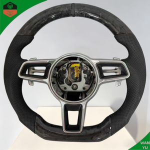 Volante in Pelle Personalizzato per Porsche Cayenne, Panamera, <span class=keywords><strong>Taycan</strong></span>, Macan, 911, Volante per Auto Sportive - Product Image 3