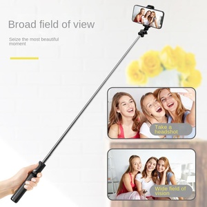 TOKQI Perche à <span class=keywords><strong>selfie</strong></span> pour téléphone portable <span class=keywords><strong>Q01</strong></span> avec télécommande, trépied pliable intégré, support de bureau portable, matériau ABS, charge de 5 kg - Product Image 4