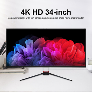 จอคอมพิวเตอร์สำหรับเล่นเกมคุณภาพสูง ขนาด 34 นิ้ว ความละเอียด 4K HD 100Hz LCD แบบแบน ป้องกันแสงสีฟ้า - Product Image 6