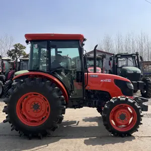 Trattori Kubota 70hp con cabina utilizzati per le vendite per gli agricoltori con buone condizioni e prezzo competitivo