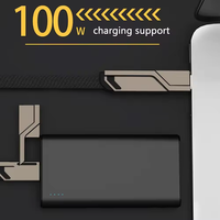 Câble Usb 4 en 1 Câble de données à chargement rapide 3A Alliage de zinc Usb C à C PD 65W Câble de chargeur super rapide