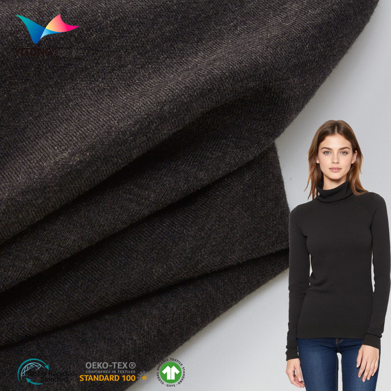 240gsm Viscose Cotton Fabric 22% Viscose 16% Acrylic 16% Cotton 39% Polyester 7% Spandex Fabric for Thermal Clothing