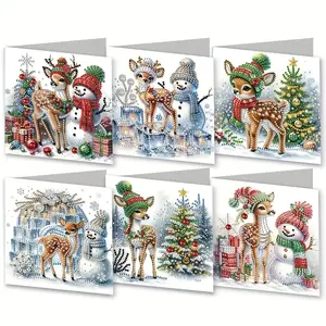 Árbol <span class=keywords><strong>de</strong></span> <span class=keywords><strong>Navidad</strong></span> Papá Noel Muñeco <span class=keywords><strong>de</strong></span> nieve Diamante Pintura Kit <span class=keywords><strong>de</strong></span> tarjeta <span class=keywords><strong>de</strong></span> felicitación para <span class=keywords><strong>Navidad</strong></span> Día <span class=keywords><strong>de</strong></span> Acción <span class=keywords><strong>de</strong></span> Gracias - Product Image 5