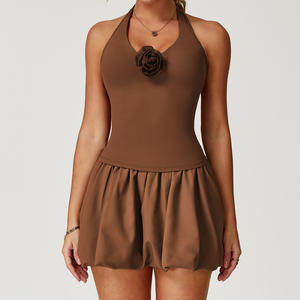 Rok Tenis Pendek Cepat Kering, Rok Mengembang Bernapas dengan Saku, Rok Olahraga Lari Tenis, Gaun Tenis untuk Wanita - Product Image 5