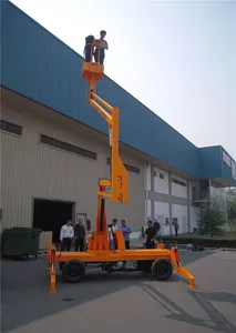 Self-propelled Curved-arm Lifting Platform Not Only To Make The Aerial Work A Wider Range And Improve The Operating Efficiency