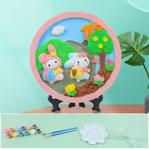 Kit Artigianale in Gesso Pronto da Dipingere, Set <span class=keywords><strong>per</strong></span> Decorazione Fai-da-Te con Supporto Espositivo, Ideale <span class=keywords><strong>per</strong></span> Regali e Creazioni Artistiche - Product Image 5