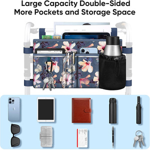 Bolsa de almacenamiento DURAPOWER para andadores, 40x7.6x23cm, multifuncional, para colgar, para personas mayores, sillas de ruedas, equipo de fitness para exteriores - Product Image 4