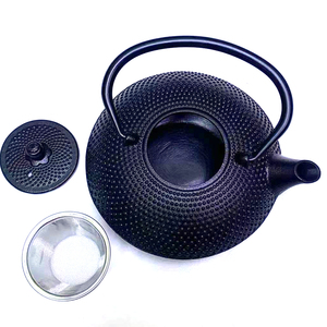 Hervidores y ollas de té de hierro fundido de estilo Zen japonés tradicional, hervidores de agua negros antiguos, juegos de café y té - Product Image 1