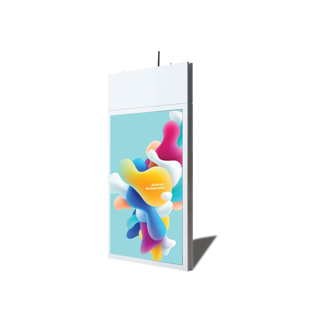 55 Inch ultra Slim Double Sided Digital Display Ceiling hang LCD Screen Signage