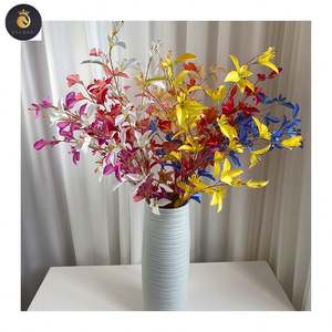 Flores artificiales al por mayor, baratas, ramas largas, flores artificiales, <span class=keywords><strong>Coelogyne</strong></span> fimbriata - Product Image 1