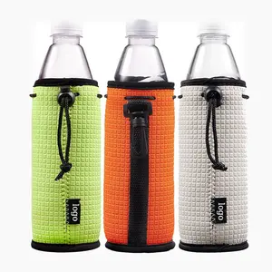 Sac isotherme en néoprène antidérapant personnalisé avec manchon pour porte-bière sac isotherme pour activités de plein air sac isotherme en verre pour bouteille d'eau