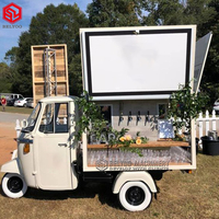 2024 nouveau Design Tuk Tuk bière Mobile Cocktail Bar crème glacée chariot café chariot Hot Dog Stand électrique Tricycle camions de nourriture à vendre