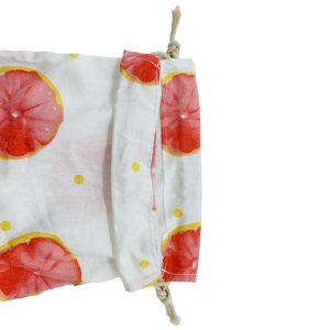 Sac à cordon en toile de coton de petite taille, promotionnel, écologique, avec sublimation couleur intégrale - Product Image 6