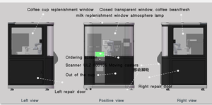 Máquina <span class=keywords><strong>de</strong></span> Café con <span class=keywords><strong>Brazo</strong></span> Robótico Inteligente Totalmente Automática y Personalizable Preparadora <span class=keywords><strong>de</strong></span> Espresso y Latte Multisabor YHYCR01 PRO - Product Image 5