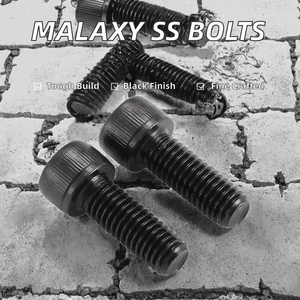 Tornillos de Acero Inoxidable SS304 MALAXY China, M6, Llave Allen, DIN912, Tornillo de Cabeza Cilíndrica, Tornillo Allen, Tornillo de Cabeza Redonda, Óxido Negro, M4 - Product Image 2